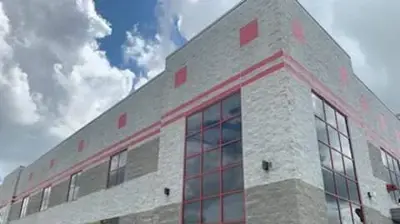 Commercial repaint Before Photo