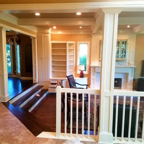 Interior- White Trim BEFORE&After